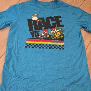 Blue Kids Short Sleeve Tee